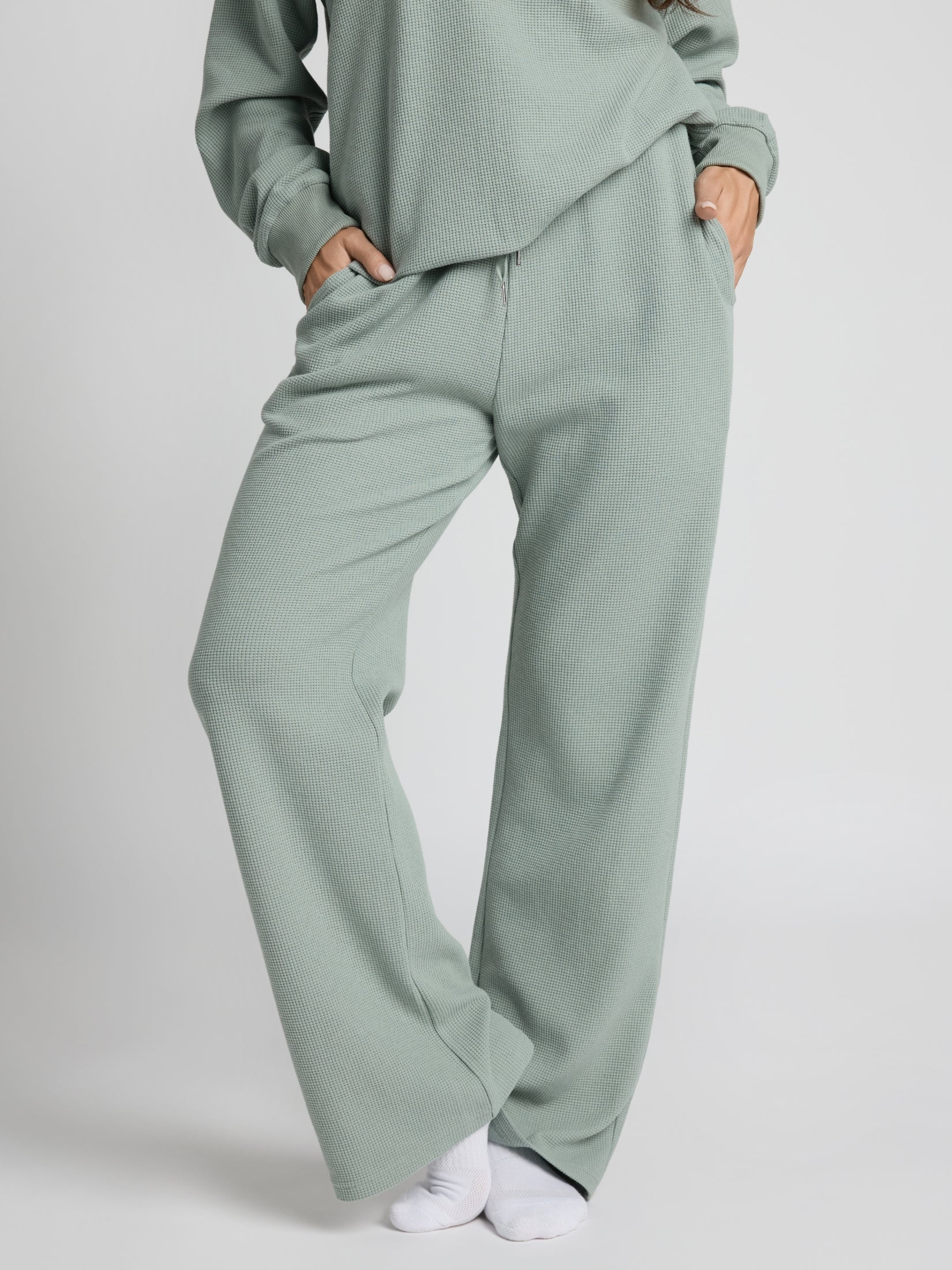 Waffle Lounge Relaxed Sweatpants