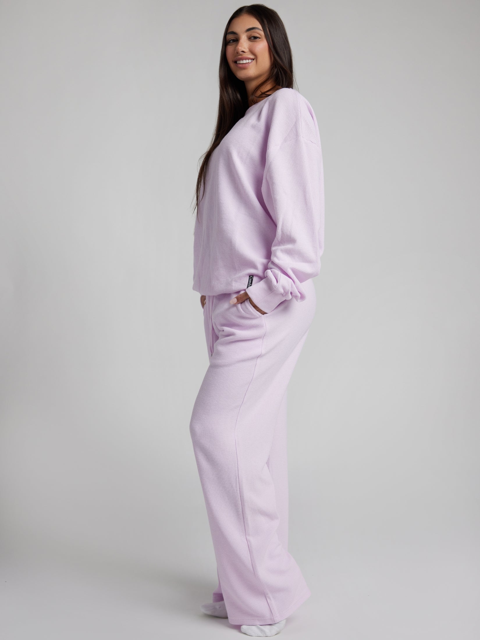 Waffle Lounge Relaxed Sweatpants