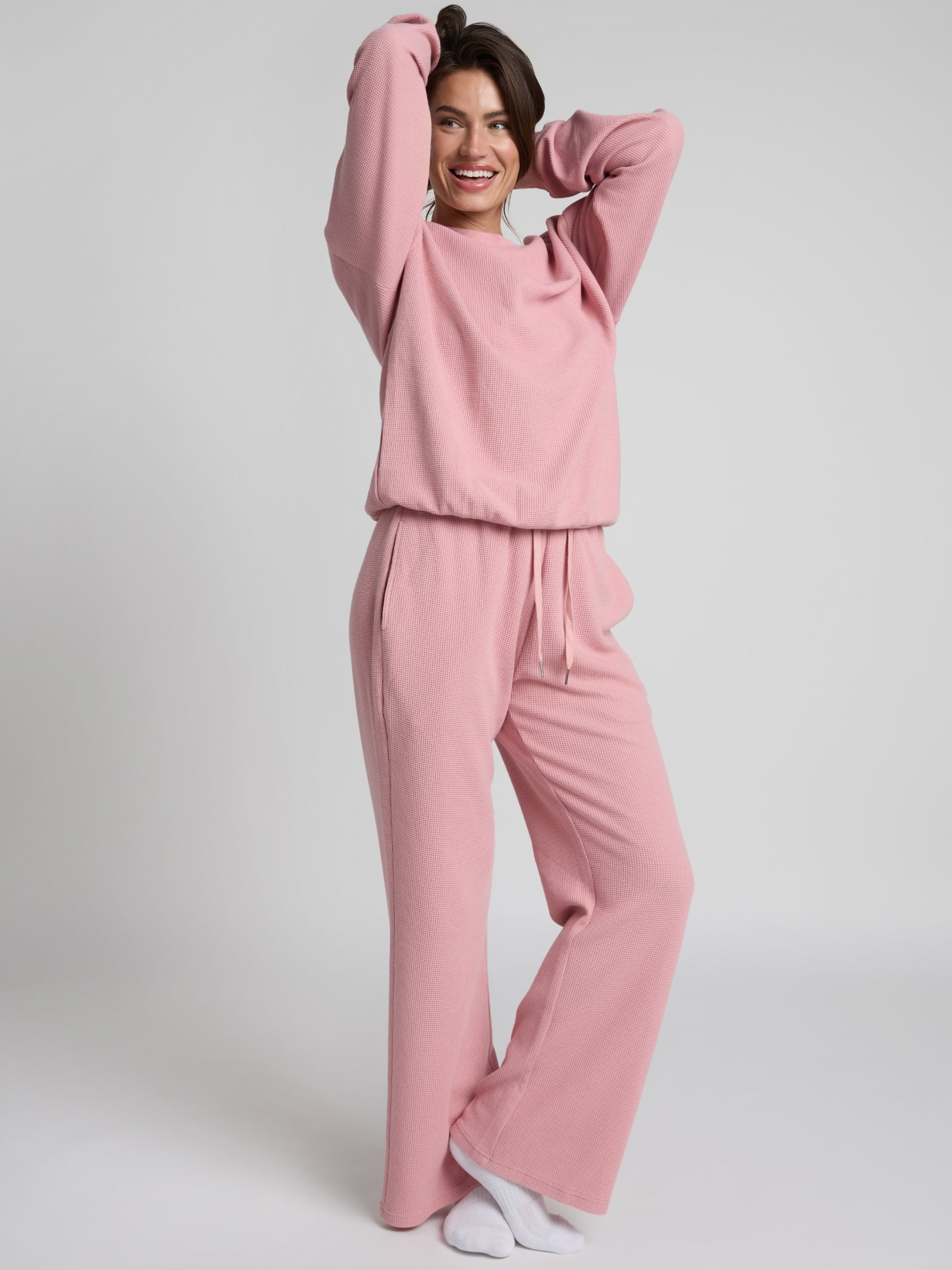 Waffle Lounge Relaxed Sweatpants