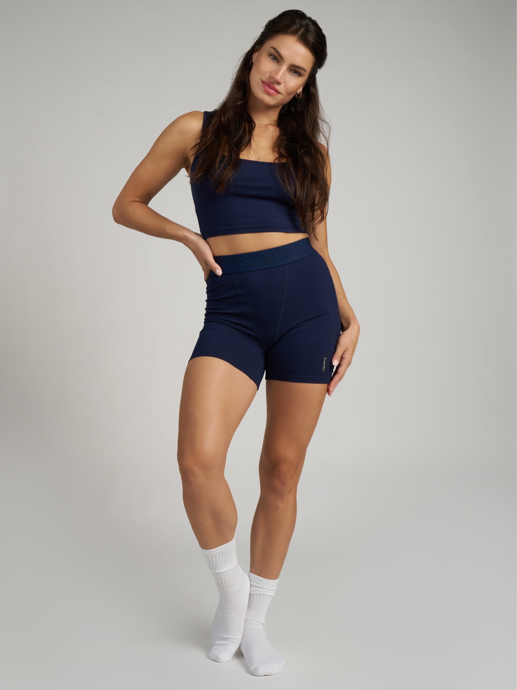 Rib Contour Crop Tank