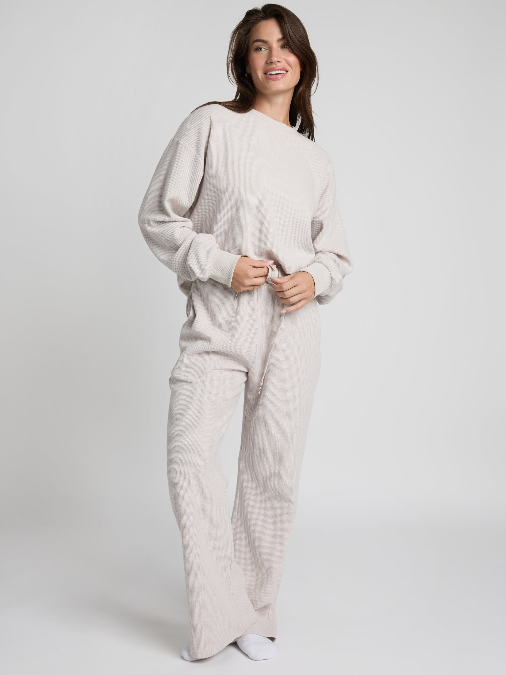Waffle Lounge Relaxed Sweatpants